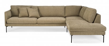 ELEGANTE 2-vietė sofa + atviras galas