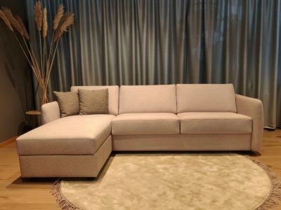 GRAND kampinė sofa-lova